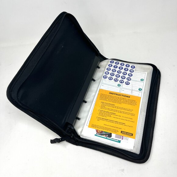 CaseLogic Holds [24] CD/DVD & [24] 3.5" FLOPPY Wallet Holder Keeper Case Logic - Picture 2 of 11